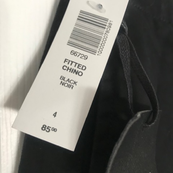 Aritzia Black Talula Fitted Chino Pants - Picture 5 of 5
